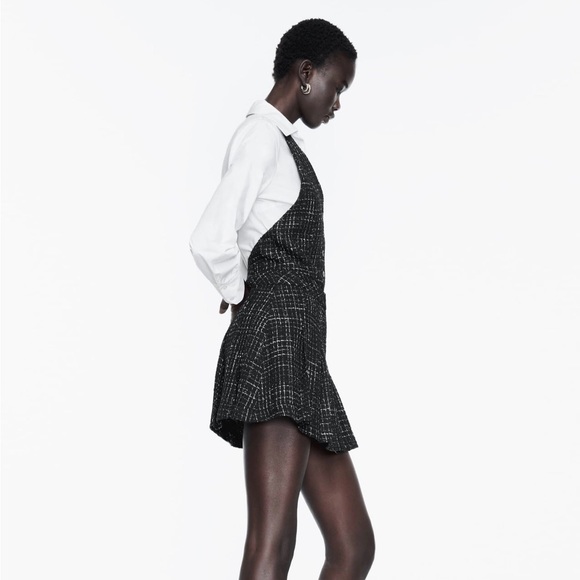 ZARA CONTRASTING STRUCTURED DRESS BLOGGERES FAVORITE - Picture 8 of 11